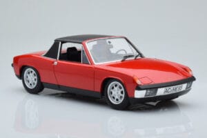 Porsche 914 1.7 Bahia Sarkans Norev 1:18 187690 Metāls — attēls 4 no 7