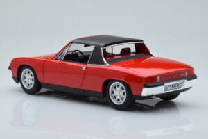 Porsche 914 1.7 Bahia Sarkans Norev 1:18 187690 Metāls — attēls 5 no 7