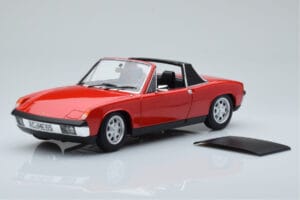 Porsche 914 1.7 Bahia Sarkans Norev 1:18 187690 Metāls — attēls 6 no 7