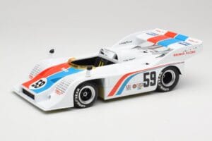 Porsche 917/10 Brumos Porsche #59 H. Haywood Can-Am Challenge Cup Mid-Ohio 1973 Minichamps 1:18 155736559 Metāls