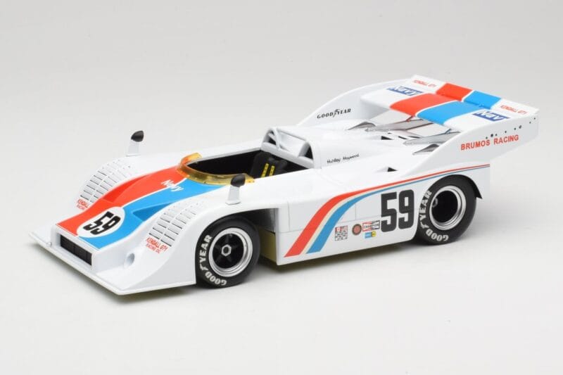 Porsche 917/10 Brumos Porsche #59 H. Haywood Can-Am Challenge Cup Mid-Ohio 1973 Minichamps 1:18 155736559 Metāls