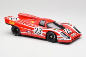 Porsche 917K #23 R. Attwood / H. Herrmann 24 Hours of Le Mans Winner 1970 Norev 1:18 187586 Metāls — attēls 4 no 6
