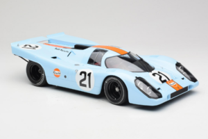 Porsche 917K Gulf #21 P. Rodriguez / L. Kinnunen J.W. Automotive Engineering 24 Hours of Le Mans 1970 Minichamps 1:12 1237066 — attēls 4 no 6