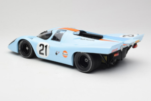 Porsche 917K Gulf #21 P. Rodriguez / L. Kinnunen J.W. Automotive Engineering 24 Hours of Le Mans 1970 Minichamps 1:12 1237066 — attēls 5 no 6
