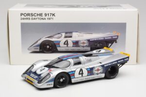 Porsche 917K Martini #4 V. Elford / G. Van Lennep 24 Hours of Daytona 1971 AUTOart 1:18 87182 Metāls — attēls 8 no 8