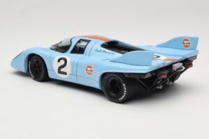Porsche 917K #2 Gulf P. Rodriguez / J. Oliver 1000km Monza Winner 1971 Eagles Race 1:18 903008 Metāls — attēls 3 no 6
