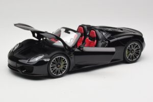 Porsche 918 Spyder Bazalts Melns Metaliks Minichamps 1:18 110062431 Metāls — attēls 2 no 8