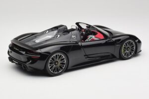 Porsche 918 Spyder Bazalts Melns Metaliks Minichamps 1:18 110062431 Metāls — attēls 3 no 8