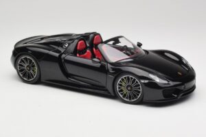 Porsche 918 Spyder Bazalts Melns Metaliks Minichamps 1:18 110062431 Metāls — attēls 6 no 8