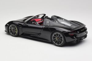 Porsche 918 Spyder Bazalts Melns Metaliks Minichamps 1:18 110062431 Metāls — attēls 7 no 8