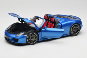 Porsche 918 Spyder Blue Metallic Minichamps 1:18 110062432 Metāls — attēls 2 no 8