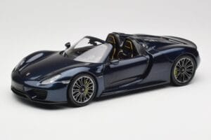 Porsche 918 Spyder Zils Metallic Minichamps 1:18 113062434 Metāls