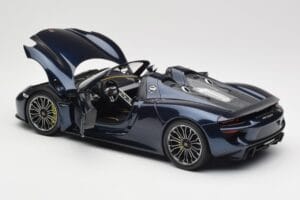 Porsche 918 Spyder Zils Metallic Minichamps 1:18 113062434 Metāls — attēls 5 no 8