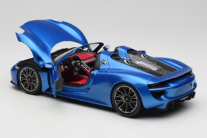 Porsche 918 Spyder Blue Metallic Minichamps 1:18 110062432 Metāls — attēls 5 no 8