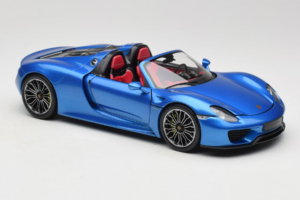 Porsche 918 Spyder Blue Metallic Minichamps 1:18 110062432 Metāls — attēls 6 no 8