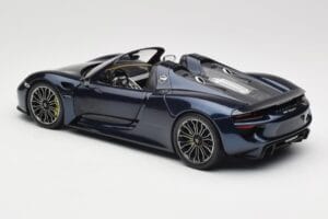 Porsche 918 Spyder Zils Metallic Minichamps 1:18 113062434 Metāls — attēls 7 no 8