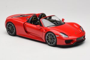 Porsche 918 Spyder Sarkans Minichamps 1:18 110062435 Metāls — attēls 6 no 8