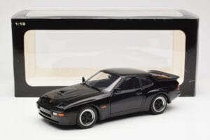 Porsche 924 Carrera GT Melns AUTOart 1:18 78001 Metāls — attēls 8 no 8