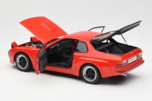 Porsche 924 Carrera GT Guards Sarkans AUTOart 1:18 78003 Metāls — attēls 5 no 8