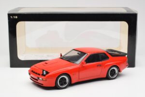 Porsche 924 Carrera GT Guards Sarkans AUTOart 1:18 78003 Metāls — attēls 8 no 8