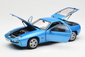 Porsche 928 Zils AUTOart 1:18 77901 Metāls — attēls 2 no 8