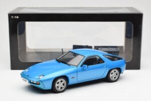 Porsche 928 Zils AUTOart 1:18 77901 Metāls — attēls 8 no 8