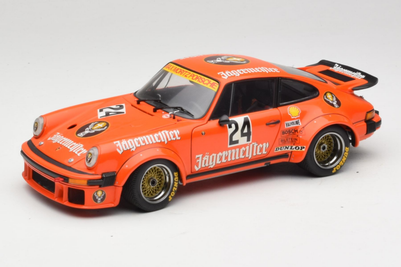 Porsche 934 #24 Jägermeister H. Kelleners Max Moritz 1977 Exoto 1:18 EX001 Metāls