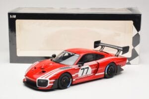 Porsche 935/19 Sarkans ar Baltām Svītrām Minichamps 1:18 155067577 Metāls — attēls 6 no 6