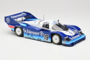Porsche 956K Group C #19 Brun Motorsport Schiesser S. Bellof / T. Boutsen 1000km Hockenheim 1985 Minichamps 1:18 155856619 Me — attēls 4 no 6
