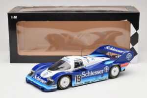 Porsche 956K Group C #19 Brun Motorsport Schiesser S. Bellof / T. Boutsen 1000km Hockenheim 1985 Minichamps 1:18 155856619 Me — attēls 6 no 6