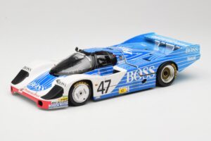 Porsche 956L #47 Hugo Boss V. Merl / H. Grohs / A. Plankenhorn 24 Hours of Le Mans 1984 Minichamps 1:18 183846947 Metāls