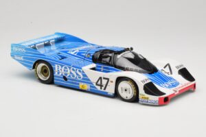 Porsche 956L #47 Hugo Boss V. Merl / H. Grohs / A. Plankenhorn 24 Hours of Le Mans 1984 Minichamps 1:18 183846947 Metāls — attēls 6 no 8