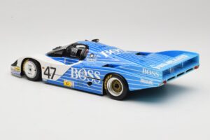 Porsche 956L #47 Hugo Boss V. Merl / H. Grohs / A. Plankenhorn 24 Hours of Le Mans 1984 Minichamps 1:18 183846947 Metāls — attēls 7 no 8