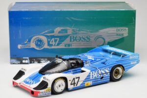 Porsche 956L #47 Hugo Boss V. Merl / H. Grohs / A. Plankenhorn 24 Hours of Le Mans 1984 Minichamps 1:18 183846947 Metāls — attēls 8 no 8