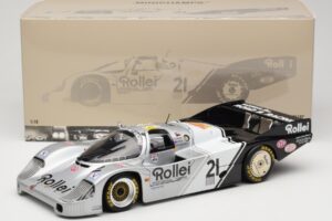 Porsche 956L #21 Rollei A. de Cadenet / C. Ballot-Lena 24 Hours of Le Mans 1984 Minichamps 1:18 183846921 Metāls — attēls 8 no 8
