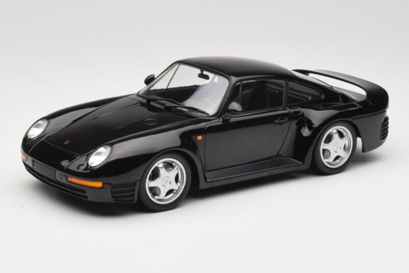 Porsche 959 Melns Minichamps 1:18 155066207 Metāls