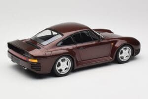 Porsche 959 Dark Red Metallic Minichamps 1:18 155066204 Metāls — attēls 2 no 6