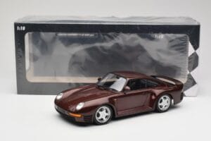 Porsche 959 Dark Red Metallic Minichamps 1:18 155066204 Metāls — attēls 6 no 6