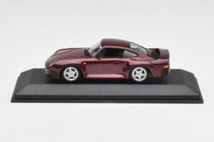Porsche 959 Dark Red Metallic Minichamps 1:43 400062525 Metāls