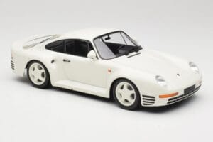Porsche 959 Grand Prix White Minichamps 1:18 155066202 Metāls — attēls 4 no 6