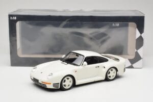 Porsche 959 Grand Prix White Minichamps 1:18 155066202 Metāls — attēls 6 no 6