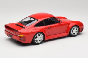Porsche 959 Guards Sarkans Minichamps 1:18 155066200 Metāls — attēls 2 no 6