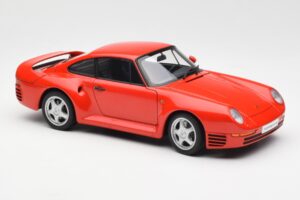Porsche 959 Sarkans AUTOart 1:18 78082 Metāls — attēls 6 no 8
