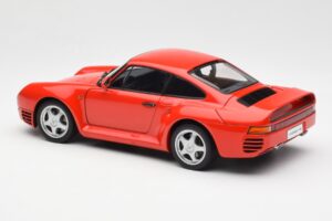 Porsche 959 Sarkans AUTOart 1:18 78082 Metāls — attēls 7 no 8