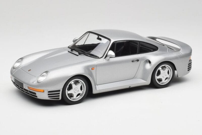 Porsche 959 Sudraba Metalik Minichamps 1:18 155066201 Metāls