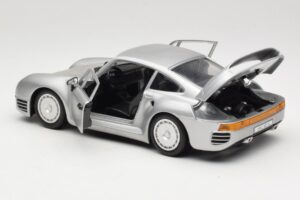 Porsche 959 Sudrabs Tonka 1:18 2221 Metāls — attēls 5 no 8