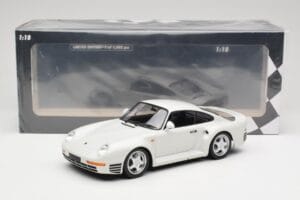 Porsche 959 White Metallic Minichamps 1:18 155066206 Metāls — attēls 6 no 6