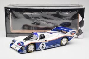 Porsche 962 #2 H-J. Stuck / D. Bell Team Porsche AG Winners 1000km Hockenheim 1985 Minichamps 1:18 155856502 Metāls — attēls 6 no 6