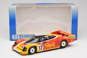 Porsche 962C Group C #17 D. Bell / H-J. Stuck / K. Ludwig 24 Hours of Le Mans 1988 Universal Hobbies 1:18 4704 Metāls — attēls 8 no 8