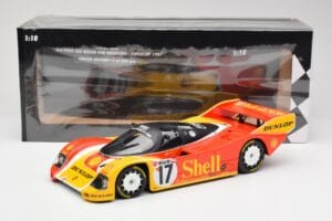 Porsche 962C #17 H-J. Stuck / D. Bell 3rd Place 200 Miles of Nürnberg Supercup 1987 Minichamps 1:18 155876517 Metāls — attēls 6 no 6